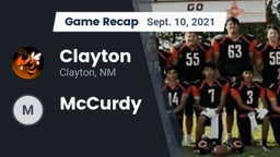 Recap: Clayton  vs. McCurdy 2021