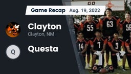 Recap: Clayton  vs. Questa 2022