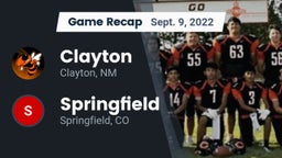 Recap: Clayton  vs. Springfield  2022