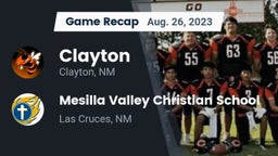 Recap: Clayton  vs. Mesilla Valley Christian School 2023