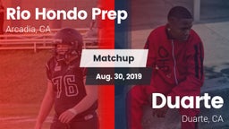 Matchup: Rio Hondo Prep vs. Duarte  2019