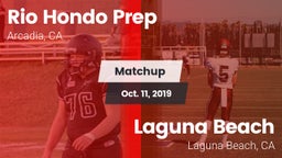 Matchup: Rio Hondo Prep vs. Laguna Beach  2019
