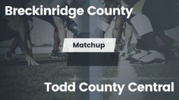 Matchup: Breckinridge County vs. Todd County Central 2016