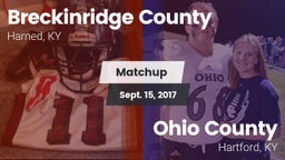 Matchup: Breckinridge County vs. Ohio County  2017