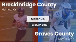 Matchup: Breckinridge County vs. Graves County  2019