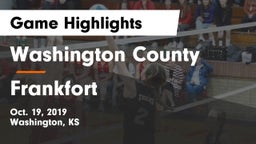 Washington County  vs Frankfort Game Highlights - Oct. 19, 2019