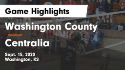 Washington County  vs Centralia  Game Highlights - Sept. 15, 2020