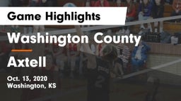 Washington County  vs Axtell  Game Highlights - Oct. 13, 2020
