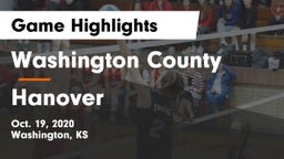 Washington County  vs Hanover  Game Highlights - Oct. 19, 2020