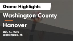 Washington County  vs Hanover  Game Highlights - Oct. 13, 2020