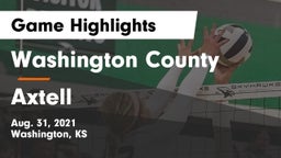 Washington County  vs Axtell  Game Highlights - Aug. 31, 2021