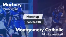 Matchup: Marbury vs. Montgomery Catholic  2016
