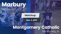 Matchup: Marbury vs. Montgomery Catholic  2017