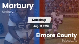 Matchup: Marbury vs. Elmore County  2018