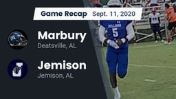 Recap: Marbury  vs. Jemison  2020