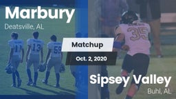 Matchup: Marbury vs. Sipsey Valley  2020