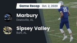 Recap: Marbury  vs. Sipsey Valley  2020