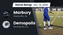 Recap: Marbury  vs. Demopolis  2020