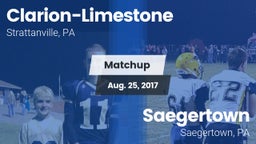 Matchup: Clarion-Limestone vs. Saegertown  2017