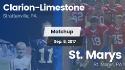 Matchup: Clarion-Limestone vs. St. Marys  2017