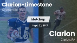 Matchup: Clarion-Limestone vs. Clarion  2017