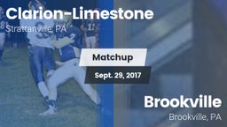 Matchup: Clarion-Limestone vs. Brookville  2017
