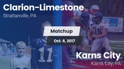 Matchup: Clarion-Limestone vs. Karns City  2017