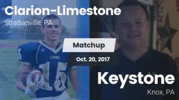 Matchup: Clarion-Limestone vs. Keystone  2017