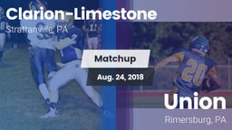 Matchup: Clarion-Limestone vs. Union  2018