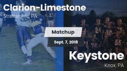 Matchup: Clarion-Limestone vs. Keystone  2018