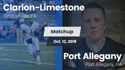 Matchup: Clarion-Limestone vs. Port Allegany  2018