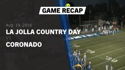 Recap: La Jolla Country Day  vs. Coronado  2016