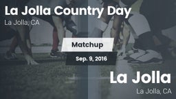 Matchup: La Jolla Country Day vs. La Jolla  2016