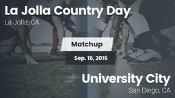 Matchup: La Jolla Country Day vs. University City  2016