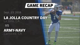 Recap: La Jolla Country Day  vs. Army-Navy  2016