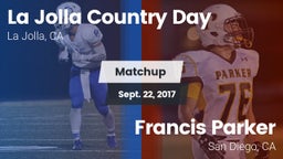 Matchup: La Jolla Country Day vs. Francis Parker  2017