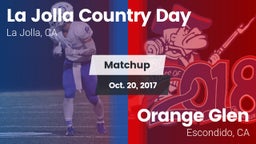 Matchup: La Jolla Country Day vs. Orange Glen  2017