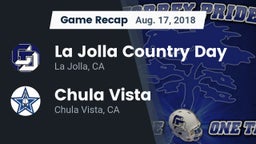 Recap: La Jolla Country Day  vs. Chula Vista  2018