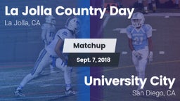 Matchup: La Jolla Country Day vs. University City  2018