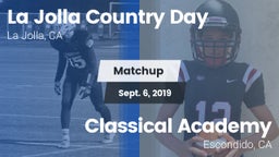 Matchup: La Jolla Country Day vs. Classical Academy  2019