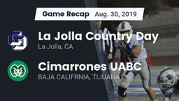 Recap: La Jolla Country Day  vs. Cimarrones UABC 2019