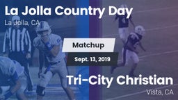 Matchup: La Jolla Country Day vs. Tri-City Christian  2019
