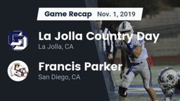 Recap: La Jolla Country Day  vs. Francis Parker  2019