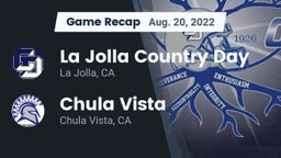 Recap: La Jolla Country Day  vs. Chula Vista  2022