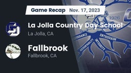 Recap: La Jolla Country Day School vs. Fallbrook  2023