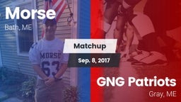 Matchup: Morse vs. GNG Patriots 2017