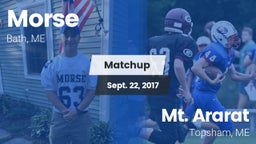 Matchup: Morse vs. Mt. Ararat  2017