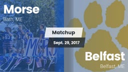 Matchup: Morse vs. Belfast   2017