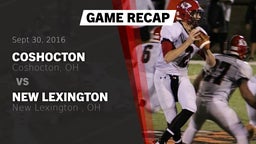 Recap: Coshocton  vs. New Lexington  2016