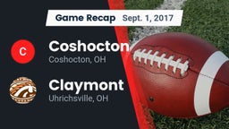 Recap: Coshocton  vs. Claymont  2017